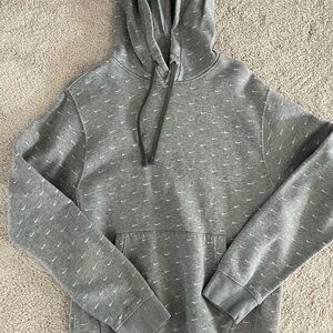 Nike Gray Patterned Men's Sweater